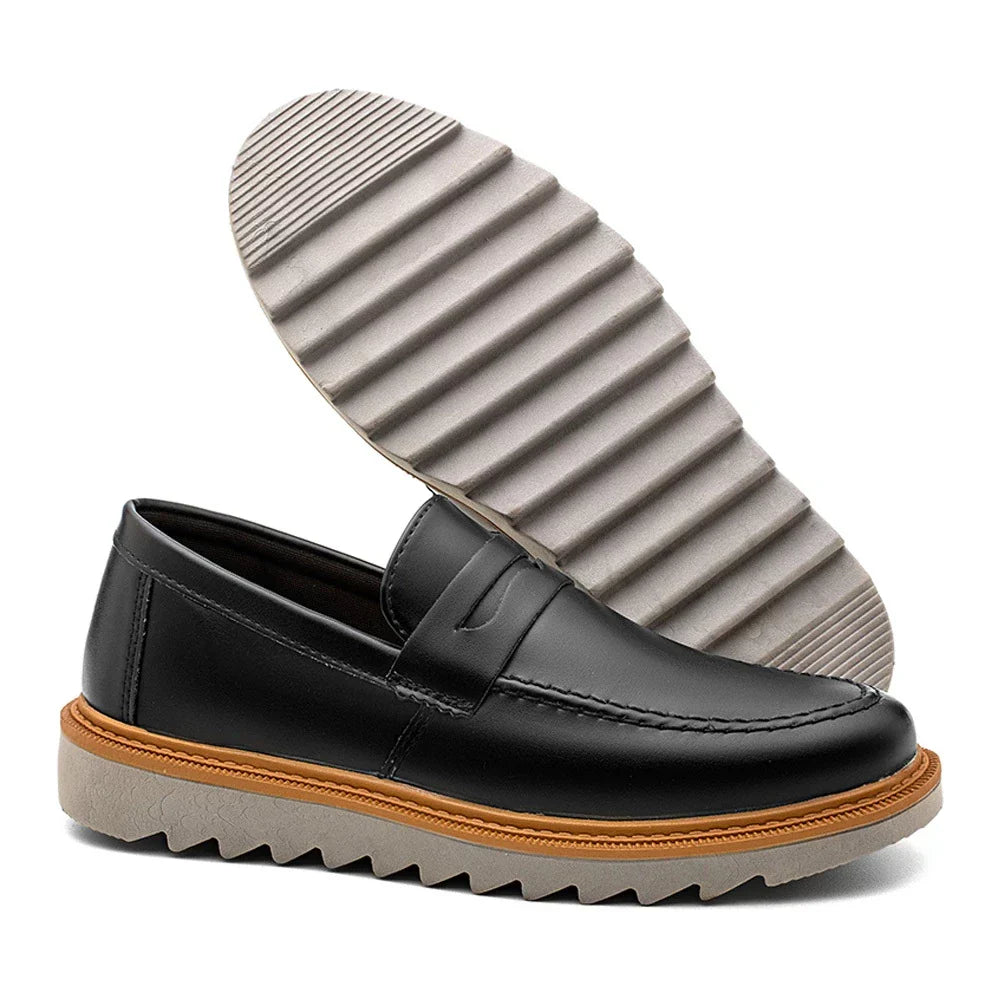 Mocassin Homme à Semelle Crantée – Style, Légèreté et Confort